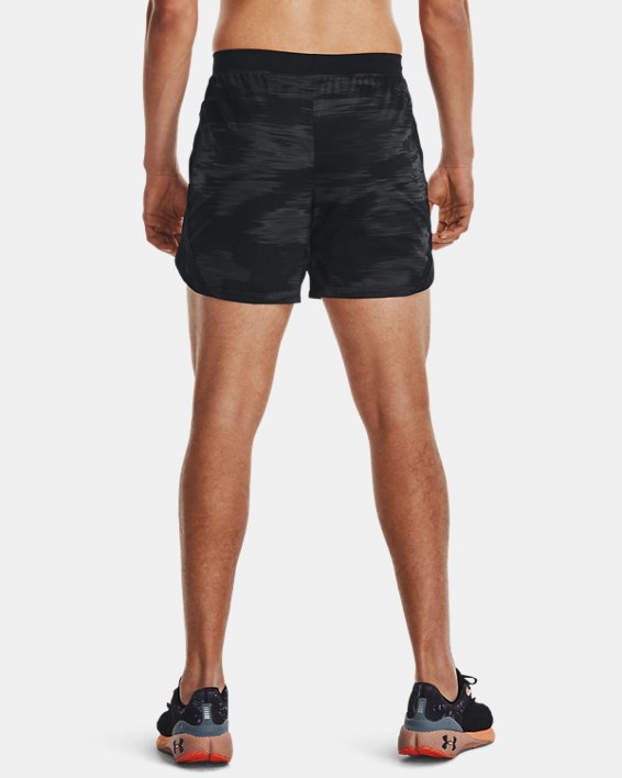 Men's UA Launch 5'' Printed Shorts in Gray image number 1